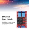 thumbnail image 3 of Módulo de ciclo de tiempo, módulo de retransmisión de 2 canales 24v Conexión de Conexión Inversa Configuración Automática de Protección, 3 of 7