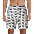 thumbnail image 2 of Picia Airplane pattern Mens Swim Trunks with Compression Liner Stretch Beach Shorts Quick Dry with Zipper Pockets No-Chafing Board Shorts-3X-Large, 2 of 9