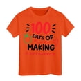 thumbnail image 1 of MEZZALL T-Shirts de Mode pour Garçons et Filles, Décontractés, Imprimés, Col Rond, Manches Courtes, Respirants, 6-7 Ans, 1 of 4