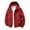 Red, variant on Mgmyaa Women's Loose Fit Hooded Jacket with Zipper and Pockets, Long Sleeve Outdoor Top for Winter Daily Wear