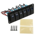 thumbnail image 2 of LED Toggle Switch Panel, 6 Gang Rocker Switch Temperature Resistant Overcurrent Protection IP65 Waterproof  for 12-24V Vehicles Yachts SUV Trucks, 2 of 7