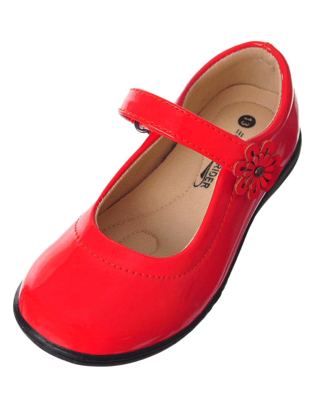 girls red mary jane shoes