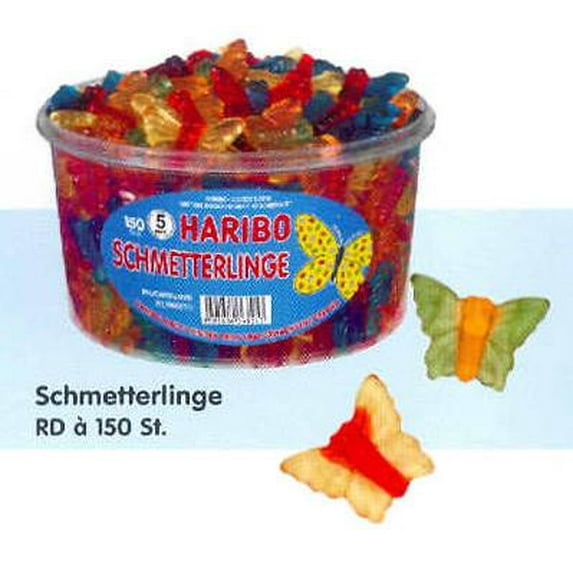 Haribo Schmetterlinge, Butterflies, Tub