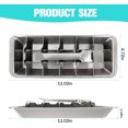 thumbnail image 3 of Vintage-Style Stainless Steel Ice Cube Tray with Lever, Easy-release 18-Slot Ice Cube Maker, Food-Grade Metal Freezer Mold for Baby Food, Juice, Veggies, 3 of 5