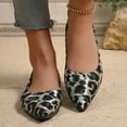 thumbnail image 2 of Mostsola Ballet Flats Shoes for Women Leopard Print Pointed Toe Slip on Dressy Shoes Walking Shoes, 2 of 8