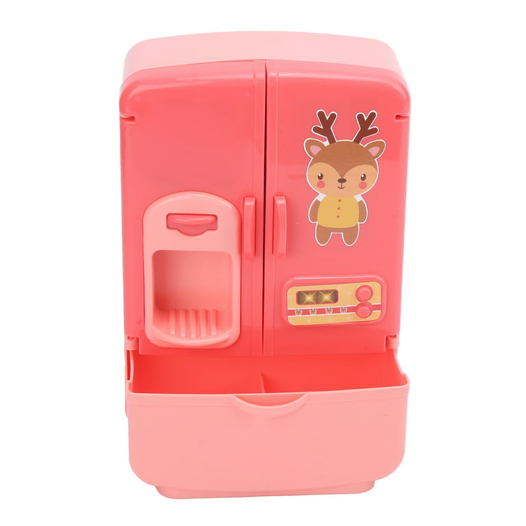  Bnineteenteam Kids Fridge Toy, Mini Refrigerator