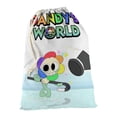 thumbnail image 4 of El Mundo de Dandy Bolsa de regalo con cierre de cinta navideño para decoración de Navidad,39cm×30 cm., 4 of 6