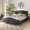 Gray, variant on Baxton Studio Felisa Modern and Contemporary Beige Fabric Upholstered and Button Tufted King Size Platform Bed