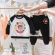 thumbnail image 1 of Pusheen-Conjunto de sudadera con dibujos animados para niño, 2023 algodón puro, cálido y cómodo, ropa para el hogar, regalos de Navidad, 100, 1 of 4