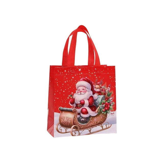 Bolsas de Regalo de Navidad Bolsa de Regalo de Dulces de Fiesta 23x22x11cm