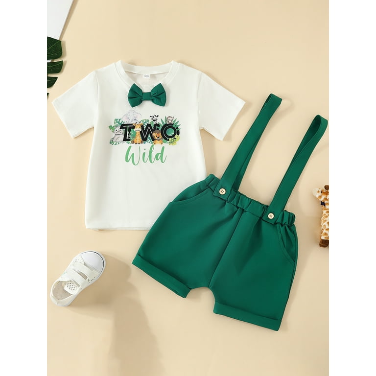 Baby Boy First Birthday Outfit Wild One Animal Bowtie Romper 6M 12M 18M 2Y 3Y 4Y Suspender Shorts Cake Smash Clothes - Walmart.com Baby Boy First Birthday Outfit Wild One Animal Bowtie Romper 6M 12M 18M 2Y 3Y 4Y Suspender Shorts Cake Smash Clothes - Walmart.com