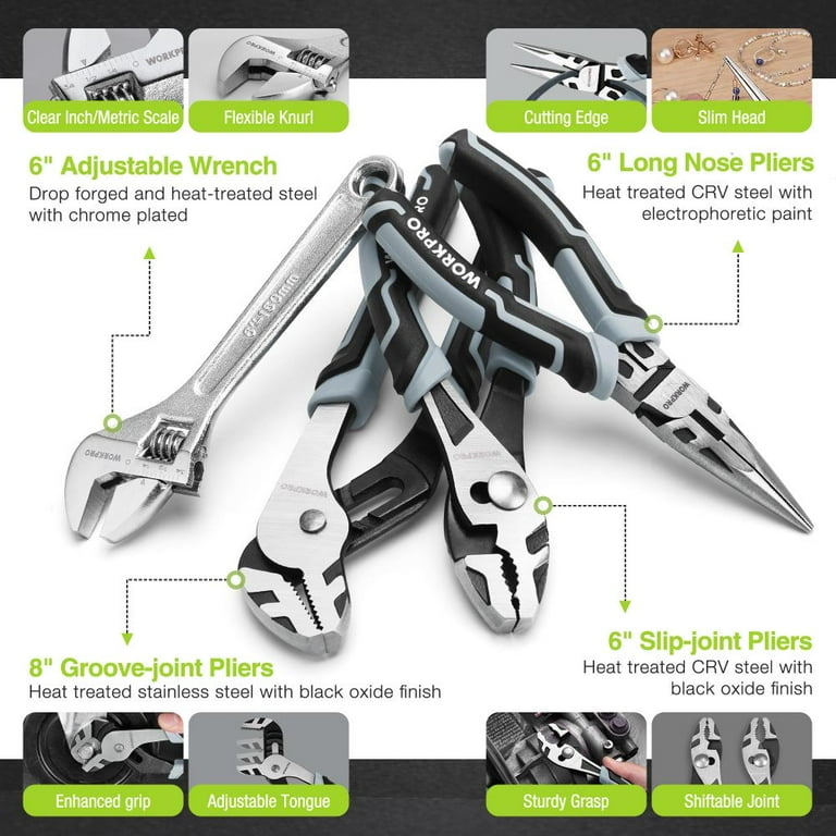 WORKPRO 43PCS Cordless Drill Driver Set, 8V 2.0Ah Electric Driver