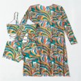thumbnail image 5 of Traje de baño para mujer, bikini dividido de tres piezas, traje de baño sexy de cintura alta, traje de baño para mujer, pantalones cortos, 5 of 5
