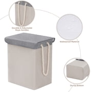 Laundry Hamper with Lid, 66L Laundry Basket Clothes Hamper, Large Collapsible Laundry Organizer for Storage and Organization