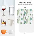 thumbnail image 5 of Leather Coasters with Heat-resistant for Drinks, hilarious Asparagus pattern Cup Coasters Cup Pad Mat for Tabletop Protection, Coffee Table, Office Desk and Housewarming Gift, 5 of 5