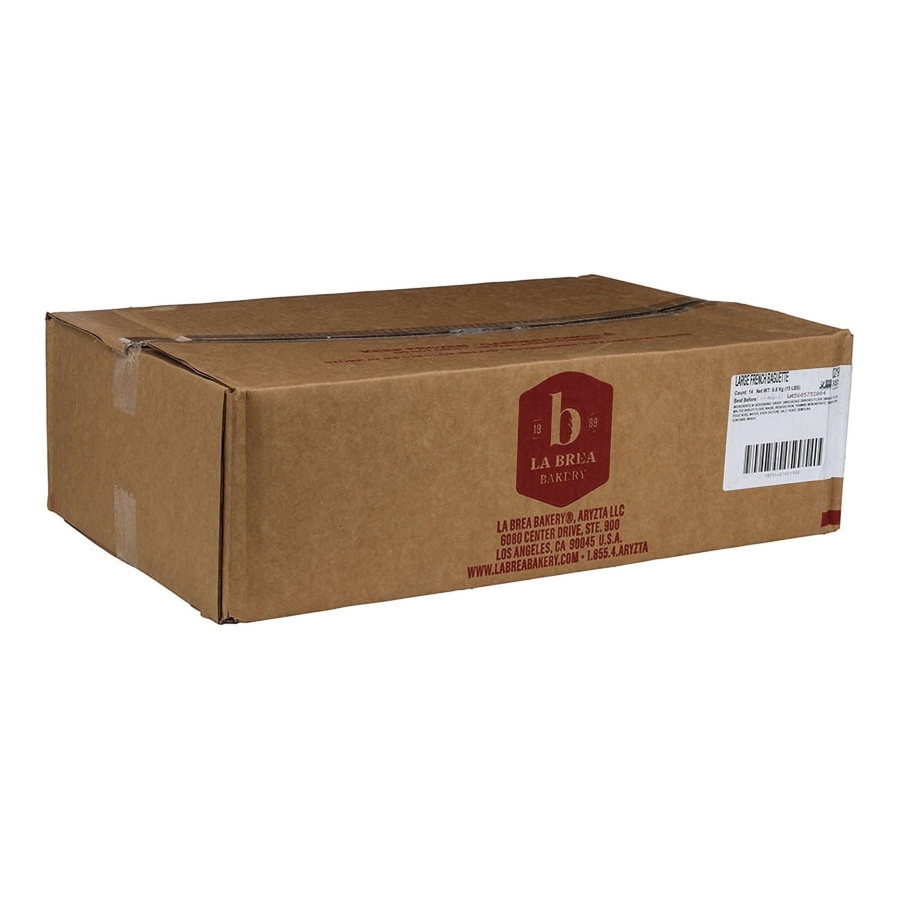 Labrea Bakery Baguette French Bread, 16 Ounce 14 per case.