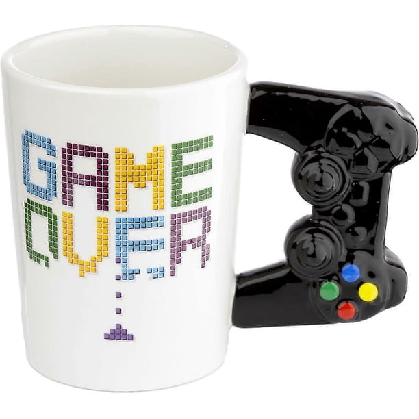26-27 Cartoon Shaped Mug, Ceramic Mug, Breakfast Cup, Water Cup for Kids from GAME OVER Video Console