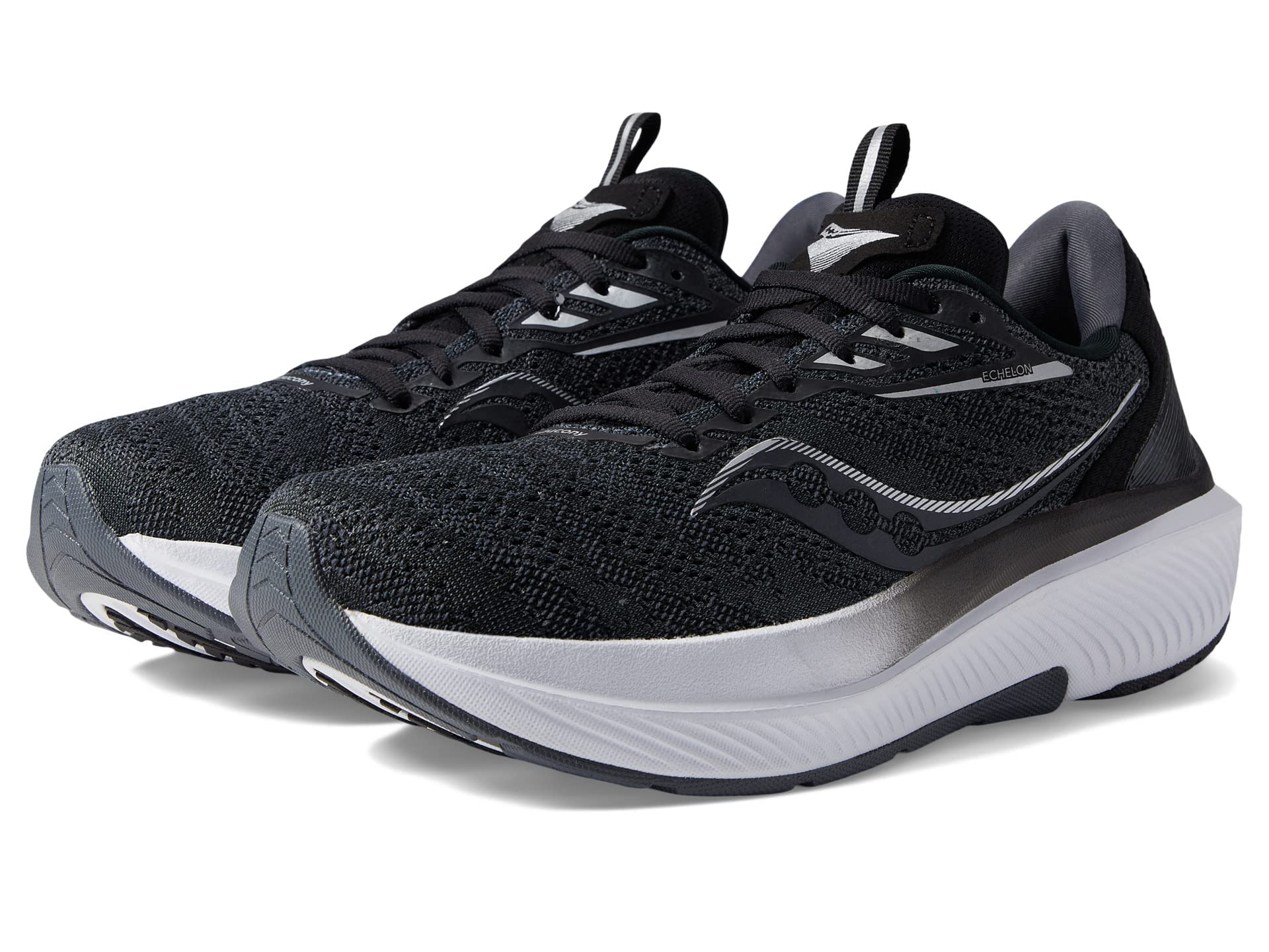 Saucony Echelon 9 Mens Size 7.5 XW Running Shoes Black White Sneakers NEW S20765-20_1.jpg?v=1701794516 main image 2