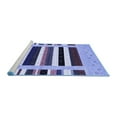 thumbnail image 2 of Ahgly Company Machine Washable Indoor Rectangle Abstract Blue Contemporary Area Rugs, 2' x 5', 2 of 4