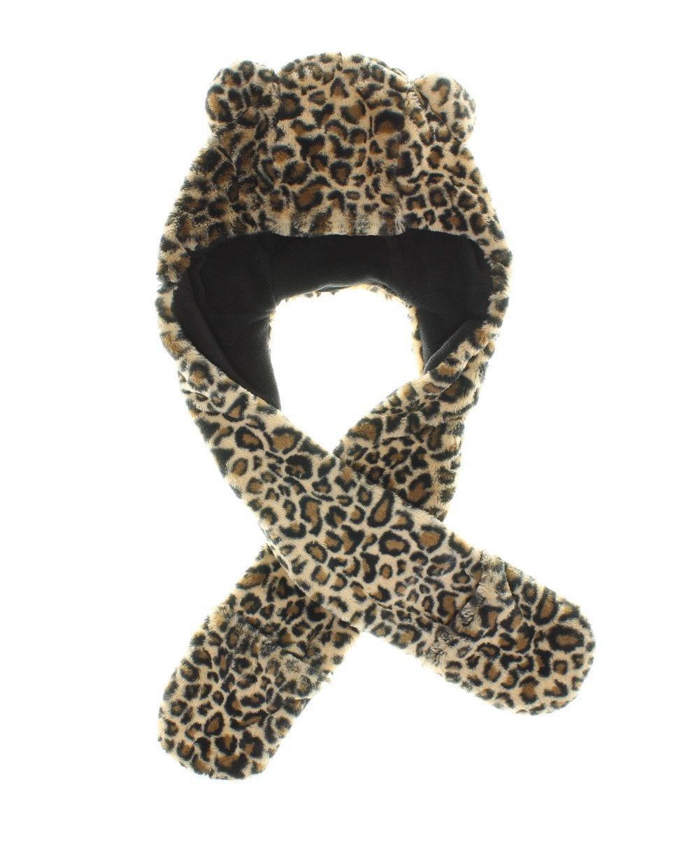 SO Girl Faux Fur Animal Spirit Hood Hat 