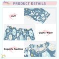 thumbnail image 3 of FORMRS Long Sleeve Top and Pants Pajama Set for Niños 2-Piece Sleepwear, Sizes 18M-8Y, Easter Eggs, 3 of 6