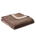 thumbnail image 3 of Better Homes & Gardens Ultra Soft Bonded Plush Bed Blanket, Brown, King Size, 92 x 108 in, 3 of 7
