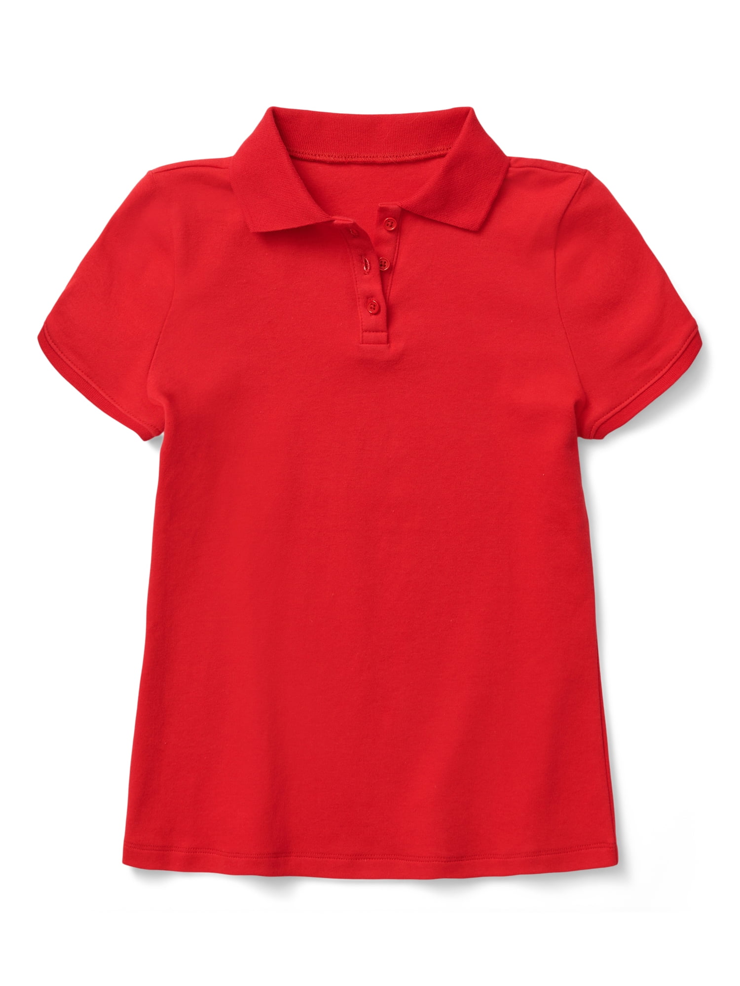 Justice Girls Uniform Short Sleeve Polo Shirt, Sizes XS-XLP