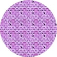 thumbnail image 1 of Ahgly Company Machine Washable Indoor Round Transitional Blossom Pink Area Rugs, 4' Round, 1 of 7