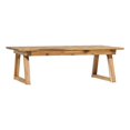 thumbnail image 1 of Pemberly Row Moderne Lamelle Arrière Extérieur en Bois Massif Table Basse - Naturel, 1 of 8