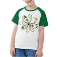 thumbnail image 3 of RXIRUCGD 2025 Vêtements d'Été pour Enfants Tout-Petits Garçons Filles Mode Mignon Col Rond Imprimé Manches Courtes Haut, 3 of 7