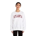 thumbnail image 4 of Atlanta Sweatshirt Gifts Crew Neck Shirt Long Sleeve Unisex, 4 of 7