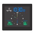 thumbnail image 1 of Riwcyla Bathroom Digital Waterproof & Humidity Meter Hygrometer LCD Display UpperLower Limit Dual Alarms with Snooze Function Countdown, 1 of 6