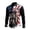 f-Red, variant on CHENge Mens 250th Anniversary USA Shirt Long Sleeve Button Down Shirts Casual American Independence Day Shirts Tee