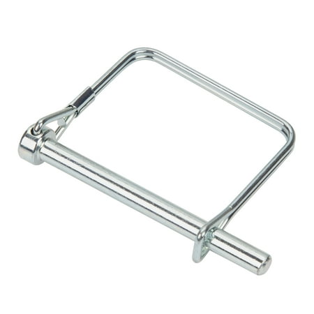 TowSmart Trailer Coupler Safety Pin, Quick Latch, 1/4in Pin, 2-3/4in Span, Zinc Plated Steel, 7366