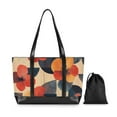 thumbnail image 7 of FORMRS Canvas Laptop Tote Bag for Women with 15.6" Computer Compartments Shoulder Handbag, Flowers Pattern, 7 of 7