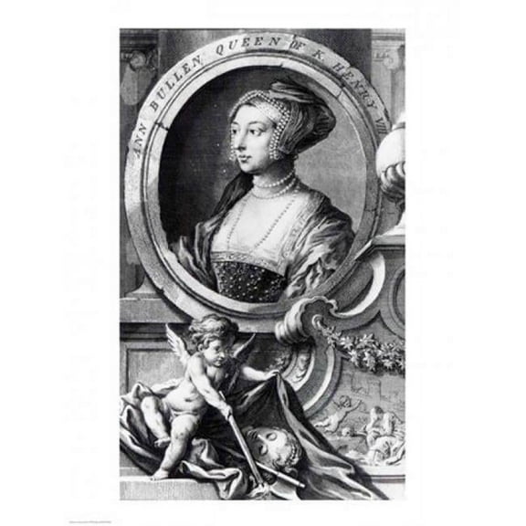 Anne Boleyn Poster Print by Hans Holbein - 18 x 24 in.