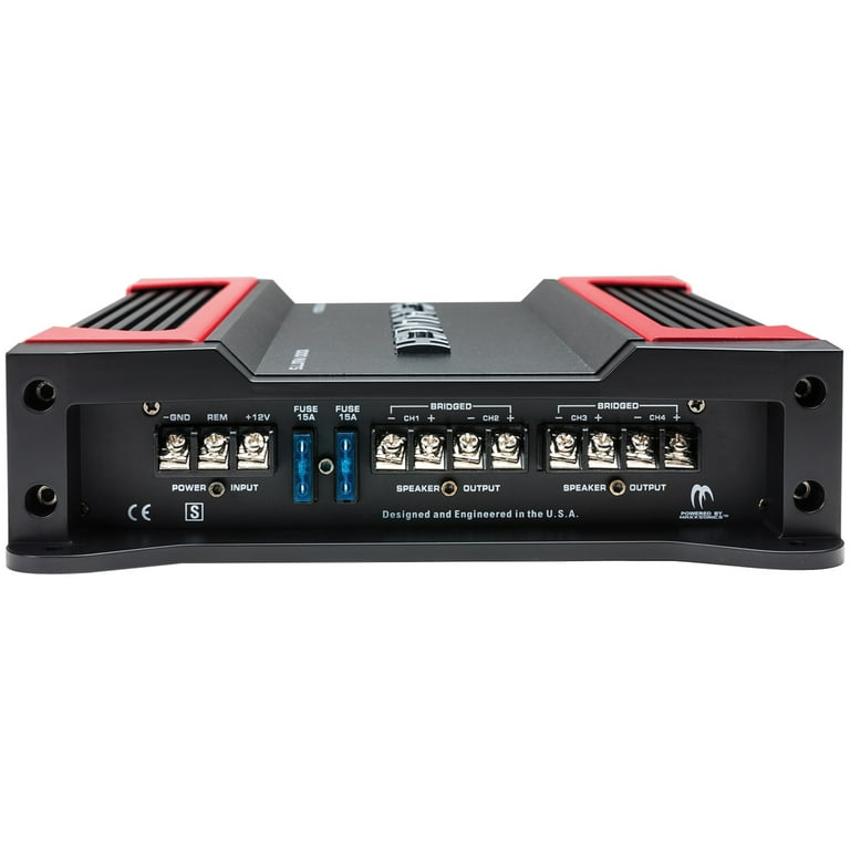 CRUNCH PZ-1020.4 アンプ 1000W Crunch® Pz-1020.4 zone 1,000-watt 4-channel Class Ab Amp