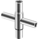 thumbnail image 1 of Llave de sillcock de 4 vías para llave, grifos y la mayoría de las válvulas, 1 paquete Xemadio WMSS-484-2, 1 of 7