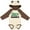Natural & Brown w Ears, variant on Inktastic Future Runner Boys Long Sleeve Baby Bodysuit