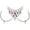 H, variant on EGNMCR Fake Tattoos, Tattoo Stickers Exquisite Acrylic Chest Sticker Diamond Art Carnival Party Chest Decoration Makeup brush