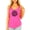 Neon Pink Tank Top, variant on Lake Time Tank Top for Women and Teens Circle Graphic Summer Shirt for Adults Neon Pink Tank Top Large