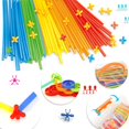 thumbnail image 3 of Juguete de construcción Giibro Straw Constructor, 600 unidades, para niños de 3 a 7 años, 3 of 6