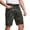 06# Dark Green, variant on Tactical Cargo Shorts for Men Outdoor Chino Durable Hiking Shorts Summer Stretch Waist Camouflage Short with Pockets (No Belt) Dark Gray XL