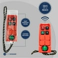 thumbnail image 3 of Five Oceans Electric Hoist, Hoist Pulley System, 440 Lb Electric Winch with Wireless Remote Control 110 Volt - FO4400, 3 of 9
