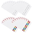 thumbnail image 2 of 30 Sheets of Page Markers Tabs Alphabet Tabs Alphabetical File Guides Tabs Plastic Notebook Alphabetical Tabs, 2 of 9
