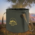 thumbnail image 4 of Lavabo portátil para acampar con cubo plegable de 10/20 l que ahorra espacio (20 l verde), 4 of 6