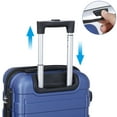 thumbnail image 6 of ZENY 21" Expandable ABS Luggage Suitcase Trolley, Blue, 6 of 9