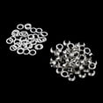 thumbnail image 2 of 50 piezas de ojales de metal con arandelas 9 mm accesorios de cuero de bronce 11mm Sunnimix Ojetes con arandelas, 2 of 8