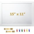 thumbnail image 1 of Large Cork Board Bulletin Board Pin Board Wood Framed Display with Felt Cork Boards for Wall Jewelry Notes Memos Photos Home Kitchen Office School ;x; Wood Framed(, 1 of 6