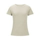 thumbnail image 4 of Eres Más Que una Camisa de Puntuación de Prueba Sexy de Manga Corta Lentejuelas Suelta Camisa de Blusa con Cuello en V, Poliéster, 4 of 6
